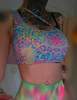 Neu sexy Damen Top / bauchfreies Oberteil buntes Leomuster Bergedorf - Hamburg Billwerder Vorschau
