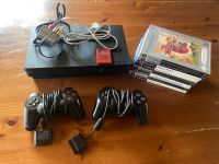 PlayStation 2 inkl. 2 Controller, 8 Spiele + Memory Card Au i.d.Hallertau - Au Vorschau