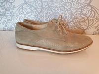 Paul green Slipper schnürer 6 39 beige-gold Brandenburg - Leegebruch Vorschau