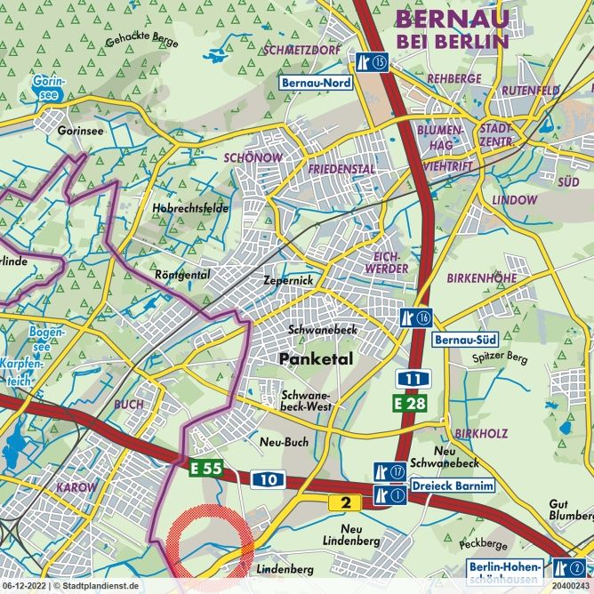 IMMOBERLIN.DE - Großzügiges Baugrundstück in bester Ausrichtung bei Berlin in Ahrensfelde