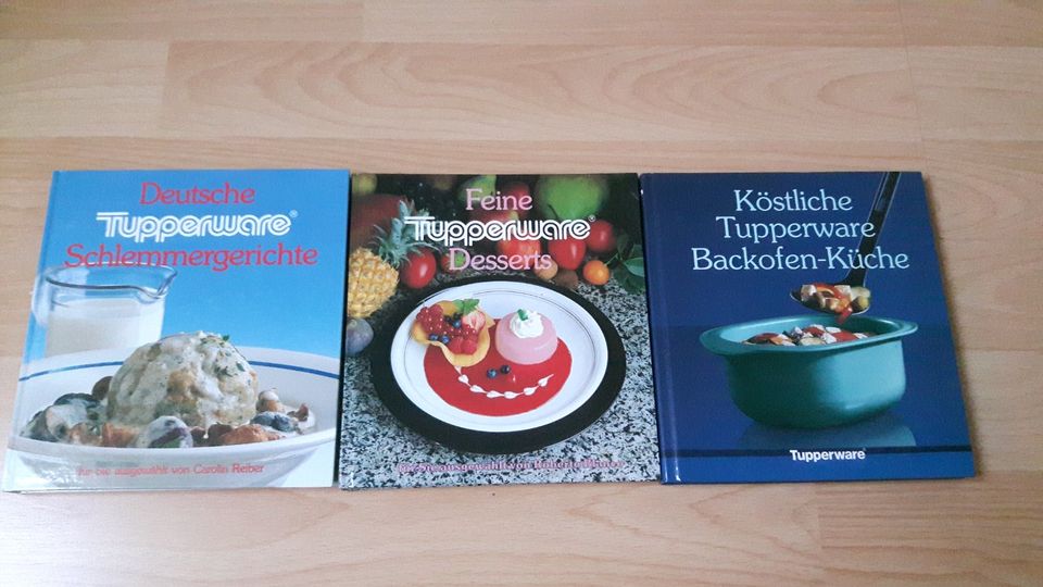 3 Tupperware Rezeptbücher in Heidenau