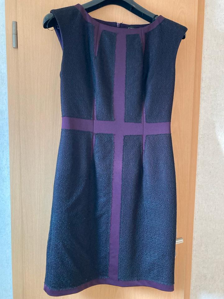 Swing Kleid Abendkleid Etuikleid lila schwarz Größe 38 in Dülmen