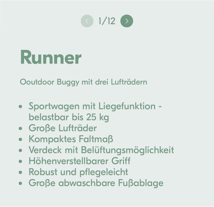 Hauck Buggy Runner in Gütersloh