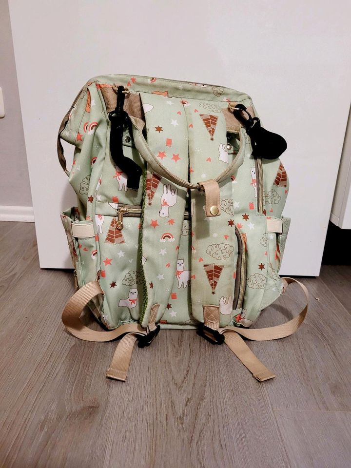 Wickelrucksack Mint mit Lamas/Alpacas in Oberhausen