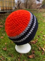 Beanie - Mütze - Myboshi - orange / blau - zB Katastrophenschutz Herzogtum Lauenburg - Schwarzenbek Vorschau