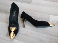 Damenschuhe Heine, Größe 39, Farbe schwarz/gold, Neu Nordrhein-Westfalen - Enger Vorschau