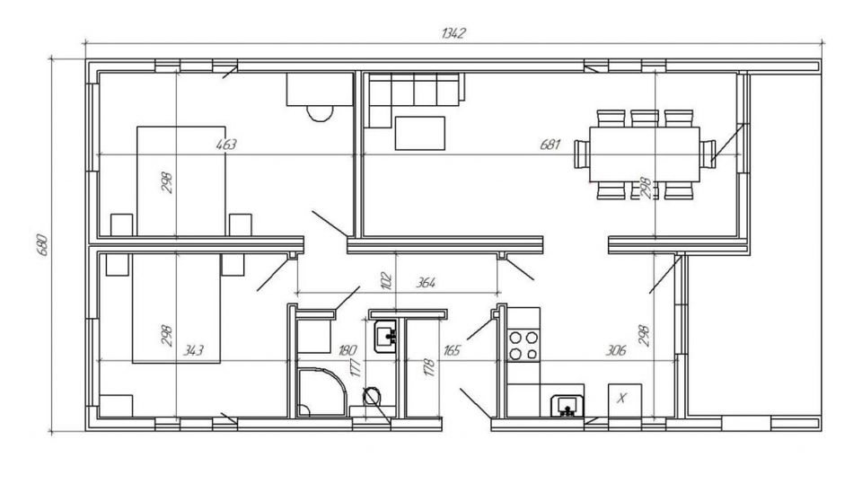 Modulhaus Bungalow Altersgerecht 91 m² komplett schlüsselfertig EH55 / Lieferung, Montage & Schraubfundament! Tinyhaus Wohnhaus in Heilbronn