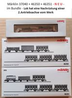 Märklin Bundle 37040+46350+46351 H0 - NEU - BR50.40 + 2 Wag.Sets Bayern - Jettingen-Scheppach Vorschau