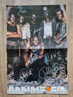 Original RAMMSTEIN signiertes Poster - Autogramm ( Sehnsucht ) Bayern - Coburg Vorschau