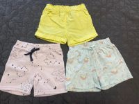 Set Shorts kurze Hose H&M Einhorn Topomini Gelb Primark Minnie Baden-Württemberg - Unterreichenbach Vorschau