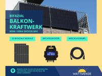 Balkonkraftwerk | Bifazial | 800/600W drosselbar | 2x420Wp | WLAN Niedersachsen - Oldenburg Vorschau
