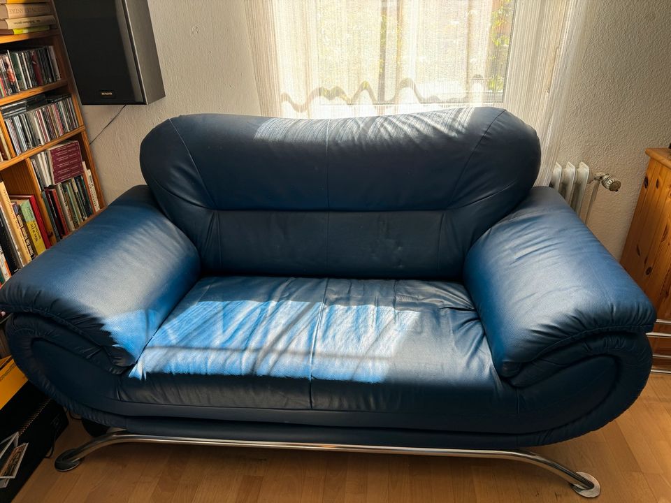 Blaues Sofa Set in Freiburg im Breisgau