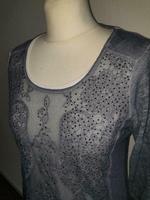 TREDY ♡ 36 NEU Shirt BLAU Spitze STRASS transparent Oberteil lage Rheinland-Pfalz - Mainz Vorschau