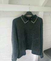 Zara ⭐ Damen Sweatshirt Shirt langarm Gr. L , Used Look Strass Hessen - Haiger Vorschau