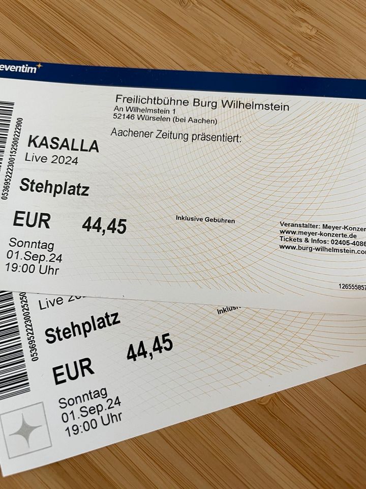 Kasalla Tickets Burg Wilhelmstein in Stolberg (Rhld)