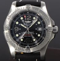 Breitling Superocean A1739010 Schwarz Lederband Original Papiere Baden-Württemberg - Aalen Vorschau