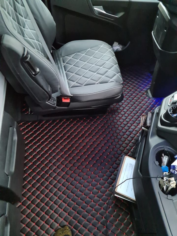 Mercedes Actros L MP4 MP5 Fußmatten Lederboden 2 luftgefed. Sitze