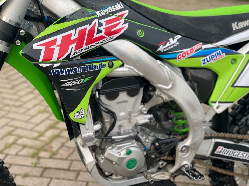 Kawasaki KXF 450 F Motocross Vollcross 2016 BH60 Cross in Minden