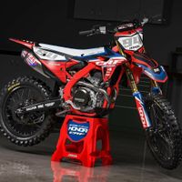 Honda CR CRF Rally 250 450 500 Individuelles Dekor Sitzbank Bezug Bayern - Augsburg Vorschau