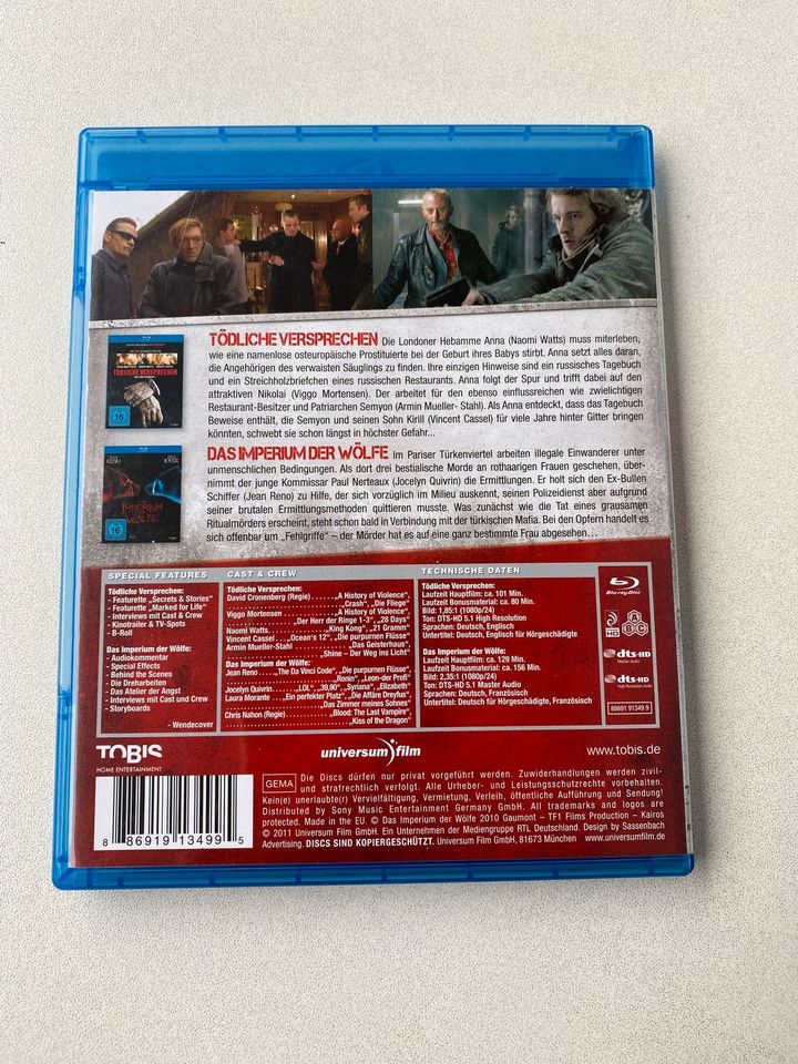 Blu-ray Disc Tödliche Versprechen und Das Imperium der Wölfe in Waldbüttelbrunn