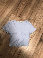 Croped T-Shirt hellblau Pull&Bear Hessen - Melsungen Vorschau