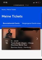 Travis Scott 2x Platin Tickets Hamburg Hamburg-Nord - Hamburg Winterhude Vorschau