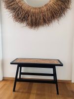 Mega H&M HOME Bank aus Holz mit Rattansitz, schwarz/ beige! Baden-Württemberg - Flein Vorschau