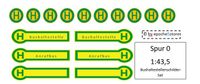 Spur 0 Bushaltestellenschilder 16 Stück Sachsen-Anhalt - Dessau-Roßlau Vorschau