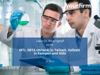 MTL /MTA (m/w/d) in Teilzeit, Vollzeit in Kempen und Köln | Köl Köln - Widdersdorf Vorschau