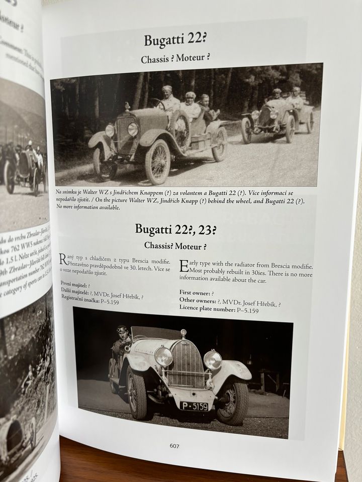 The K. & K. Bugatti Register, limitiert auf 500 Stk. in Chieming