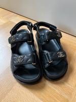Chanel Ledersandalen (schwarz) München - Laim Vorschau