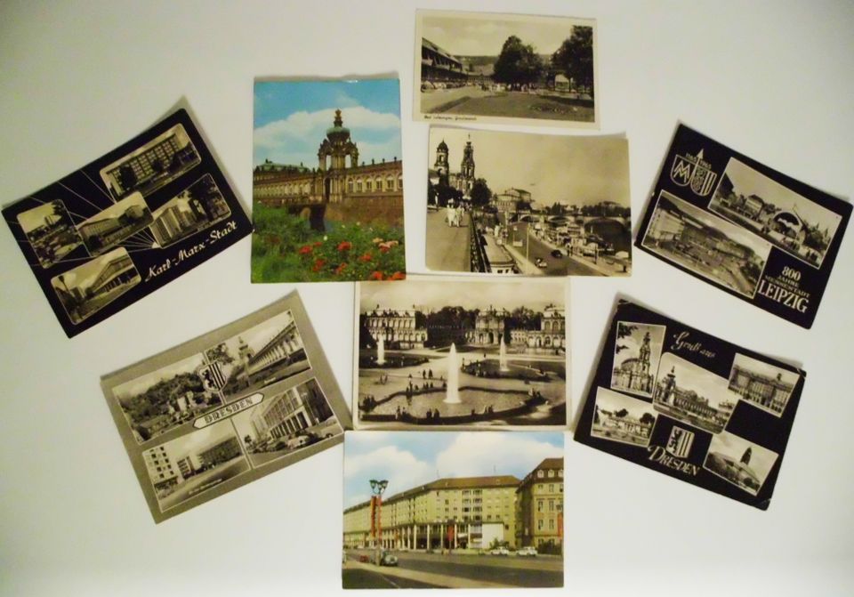 seltene Postkarte Dresden "Szeged" 60er Jahre + 8 weitere Karten in Hövelhof