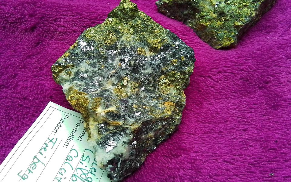 Mineralien Bleiglanz  (Silber? Freiberg sehr schöne Stücke selten in Leipzig