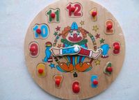 Einlegepuzzle Lernpuzzle Holzpuzzle Setzpuzzle Uhr mit Clown NEU Köln - Rath-Heumar Vorschau