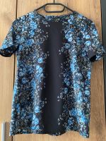 Kurzärmelige Esprit-Bluse, schwarz/blaugeblümt Gr. 32 Bayern - Vohenstrauß Vorschau