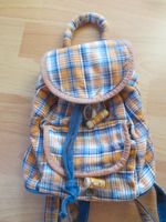 Kinderrucksack orange-blau kariert ohne Beschädigungen Nordrhein-Westfalen - Bad Salzuflen Vorschau