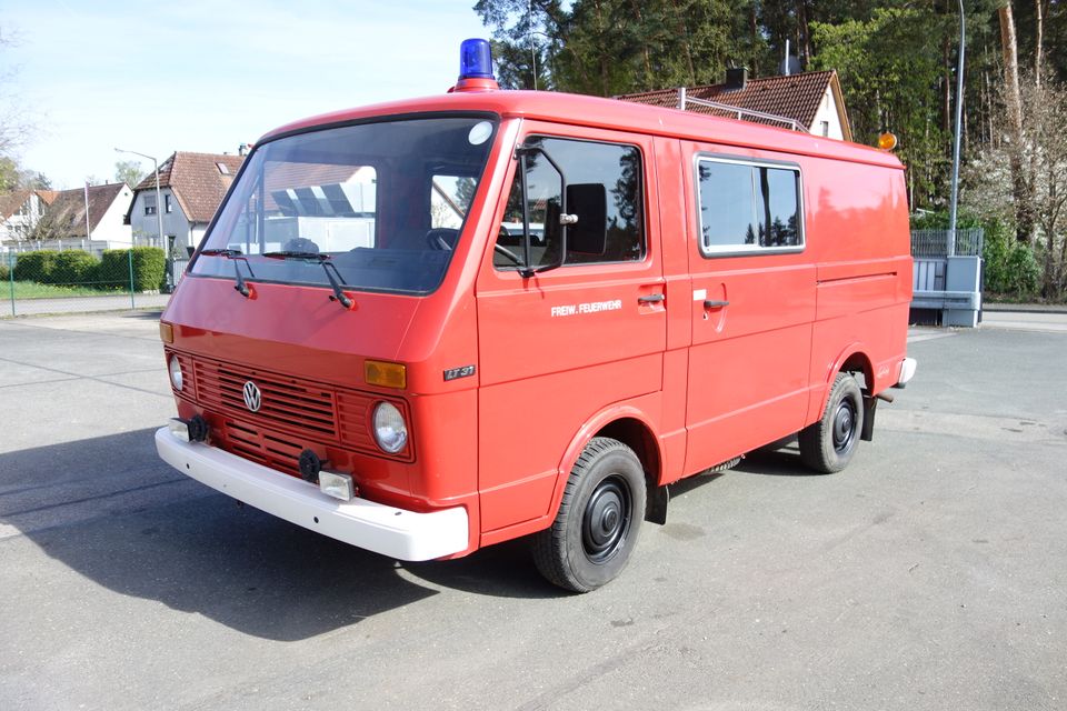 VW LT31 Feuerwehr TSF Ludwig-Ausbau Oldtimer Bj. 1986 6-Zylinder in Wendelstein