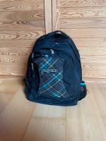 Jansport Rucksack schwarz mit Karomuster blau gelb Hessen - Fränkisch-Crumbach Vorschau