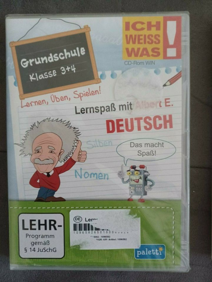 CD CD-ROM "Lernspaß mit A. Einstein - Deutsch" Klasse 3 + 4 NEU!! in Welzow