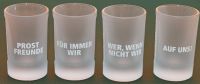 4 x org. Jägermeister Shot-Gläser frosted mit Aufdruck - NEU Bayern - Untermeitingen Vorschau