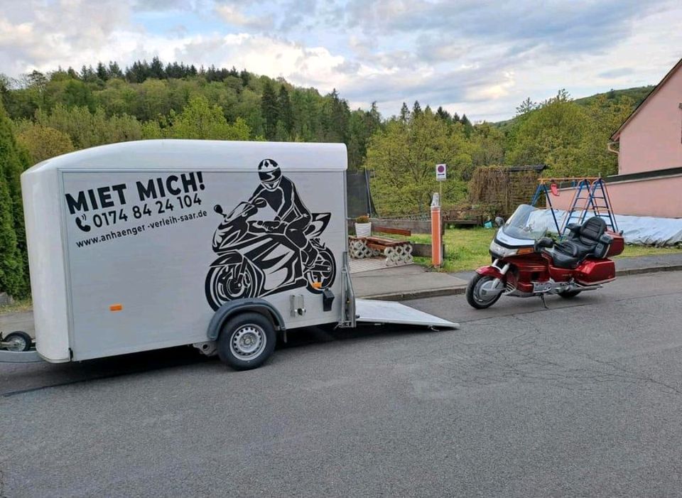 Motorrad Anhänger Motorradanhänger Kofferanhänger mieten in Sulzbach (Saar)