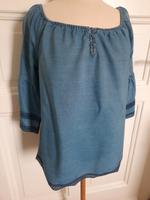 ESPRIT Damenbluse 36/S Mädchen 164/170 Jeansoptik Hessen - Hofgeismar Vorschau