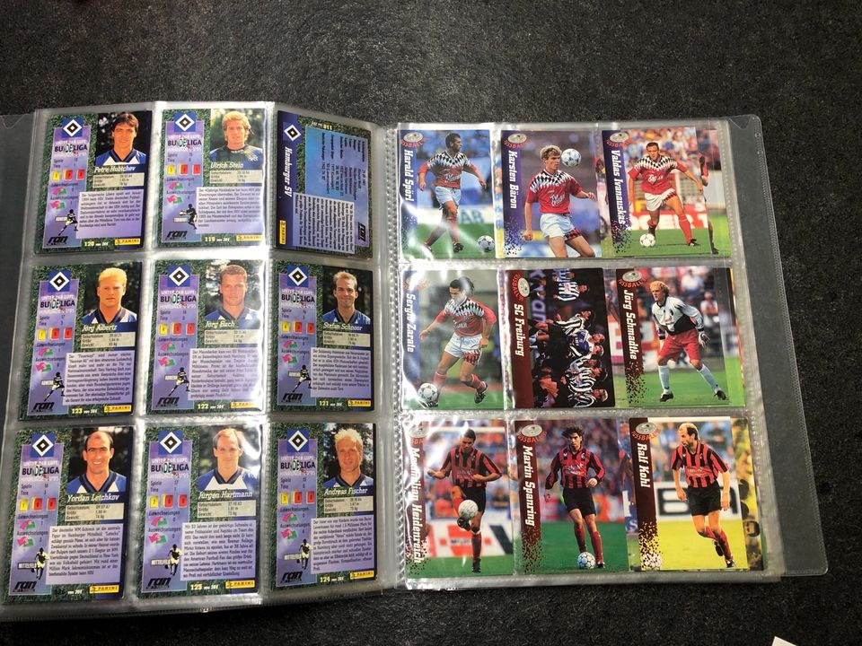 Panini Fußball Bundesliga 94/95 Sammelkarten RAN Trading Cards in Bestensee