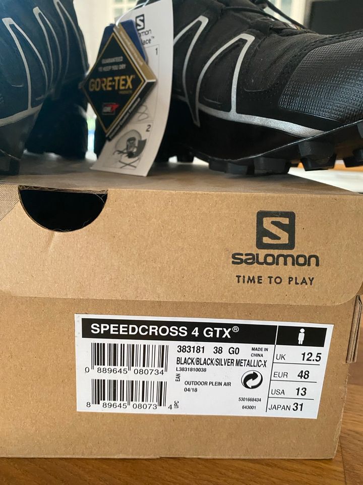 Salomon Speedcross 4 GTX, Größe 48 in Engelskirchen
