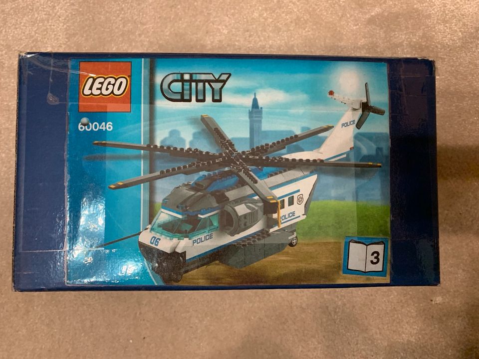 Lego City Verfolgung mit dem Polizei Hubschrauber 60046 neuwertig in Seesen