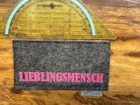 Goldi-Design Pillenetui Lieblingsmensch anthrazit/pink Pillencase Bayern - Hallbergmoos Vorschau