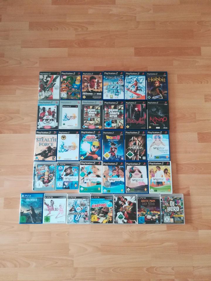 Playstation 2 3 4 Videospiele PS Spiele Singstar Buzz GTA Kengo in Illertissen