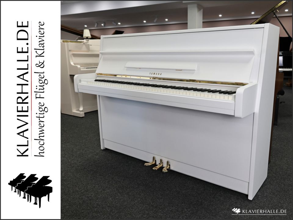 Sehr schönes Yamaha Klavier, 105cm, weiss satiniert ★ Top-Zustand in Altenberge