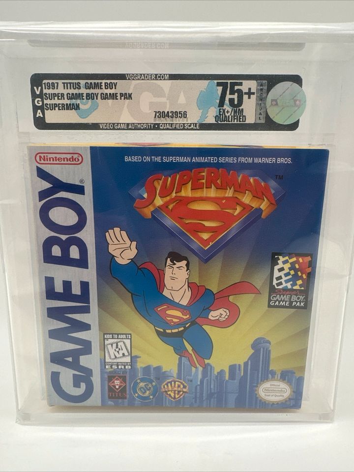 Superman Nintendo Gameboy VGA 75+ (EX+/NM) in Augsburg