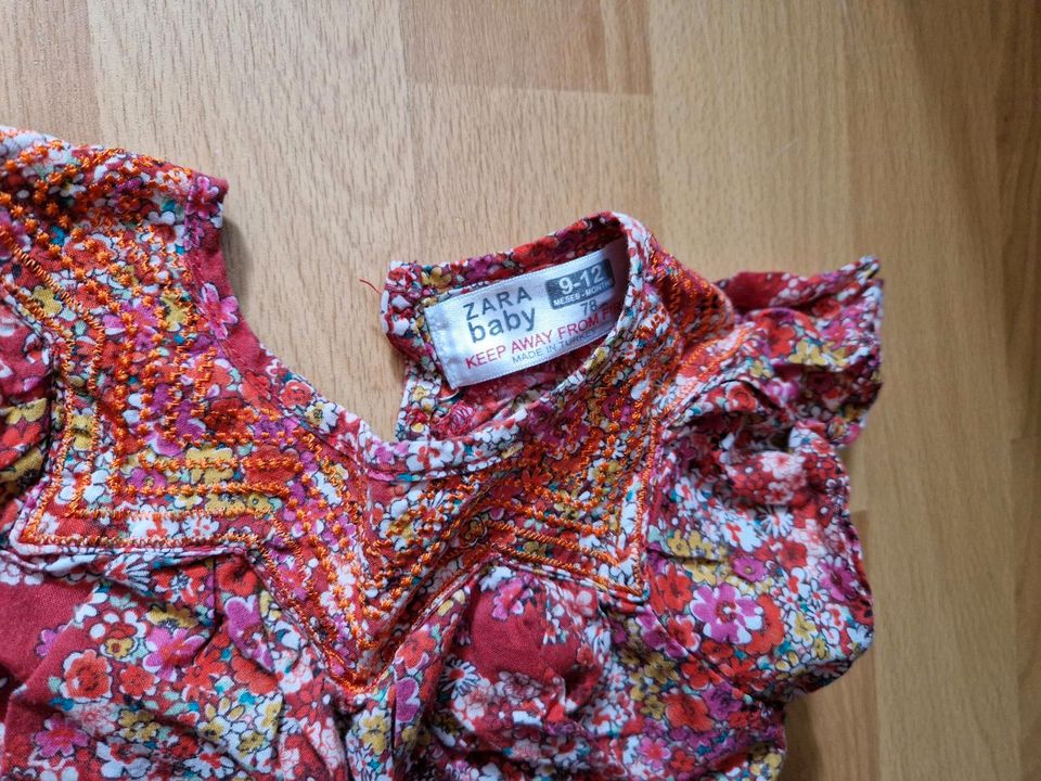 2 zuckersüße Sommer-Shirts Blusen Tops 74/80 H&M Zara in Aschaffenburg